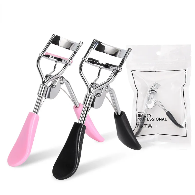 Eyelash Curler Makeup Tools Black WidEangle Partial Curling Lash Rubber Lashes Pad Fake False Eyelashes Styling Tools 230627