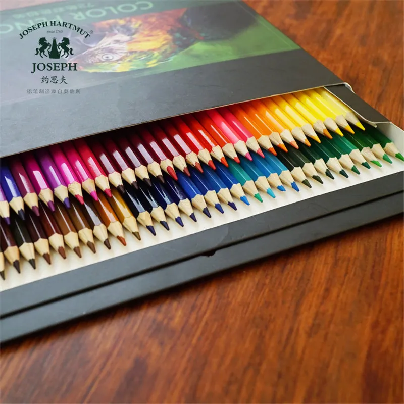 Crayons 72 crayons De couleur Lapis De Cor professionnels artiste peinture couleur à l'huile pour dessin croquis Art fournitures 230627