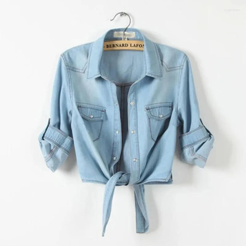 Women's Jackets 2023 Summer Fashion Lace-up Denim Small Cape Sunscreen Shirt Women's Large Size Korean Style Short Women Coat Thin