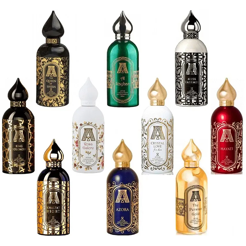 Attar Collection EAU De Perfume 100ML The Queen of Sheba HAYATI MUSK KASHMIR AZORA KHALTAT NIGHT Profumi Profumo Fragranza 3.3oz EDP