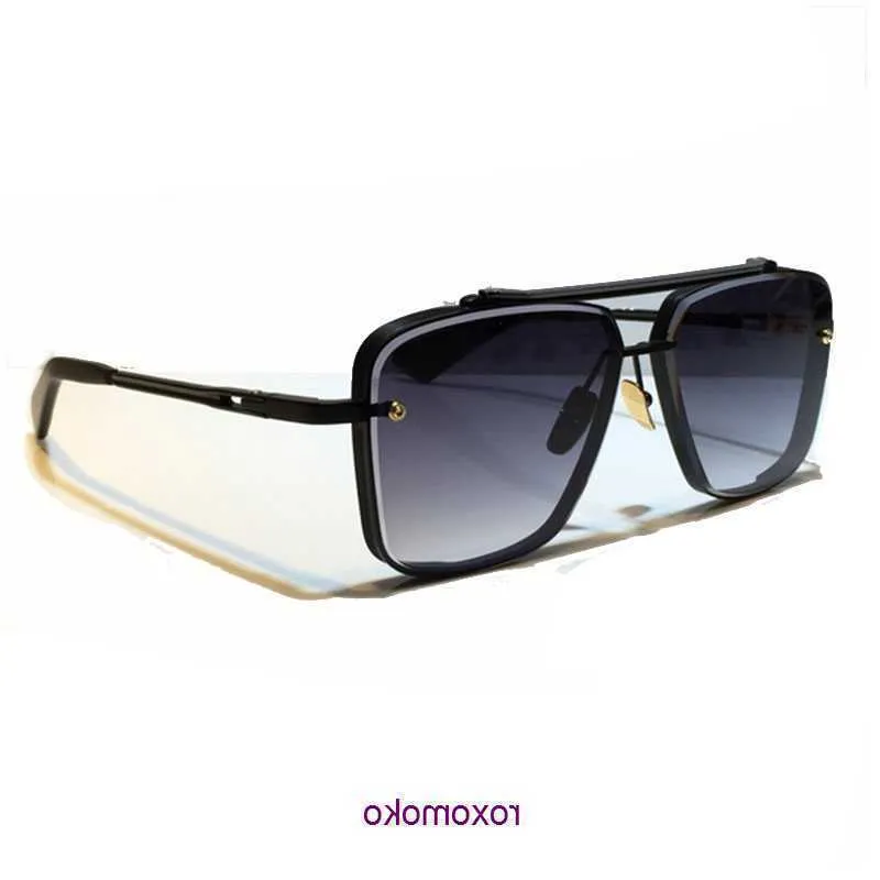 DITA MACH SIX LIMITED Men Women Sunglasses Designer Square Metal Rimless Top Luxury Quality Brand Fashion Style W7SR