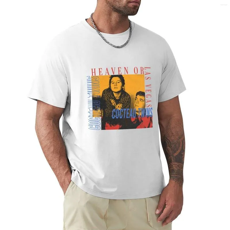 남자 폴로 Heaven 또는 Cocteau Twins 티셔츠 티셔츠 한국 패션 귀여운 탑 남성 의류