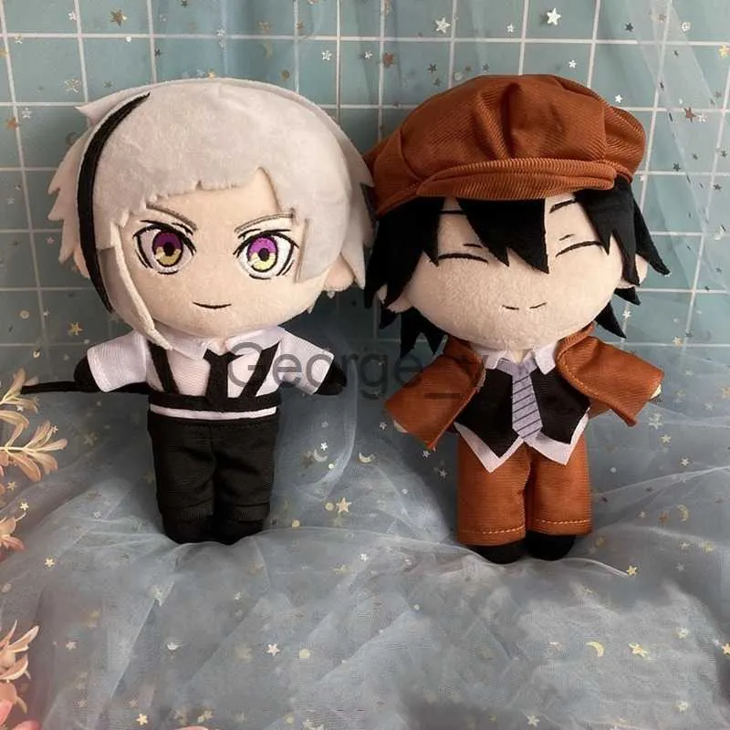 Мягкие плюшевые животные Bungou Stray Dogs Плюшевые куклы Nakajima Atsushi Edogawa Ranpo Anime Cosplay Cartoon Throw Pillow Мягкая игрушка Подарки на день рождения J230628