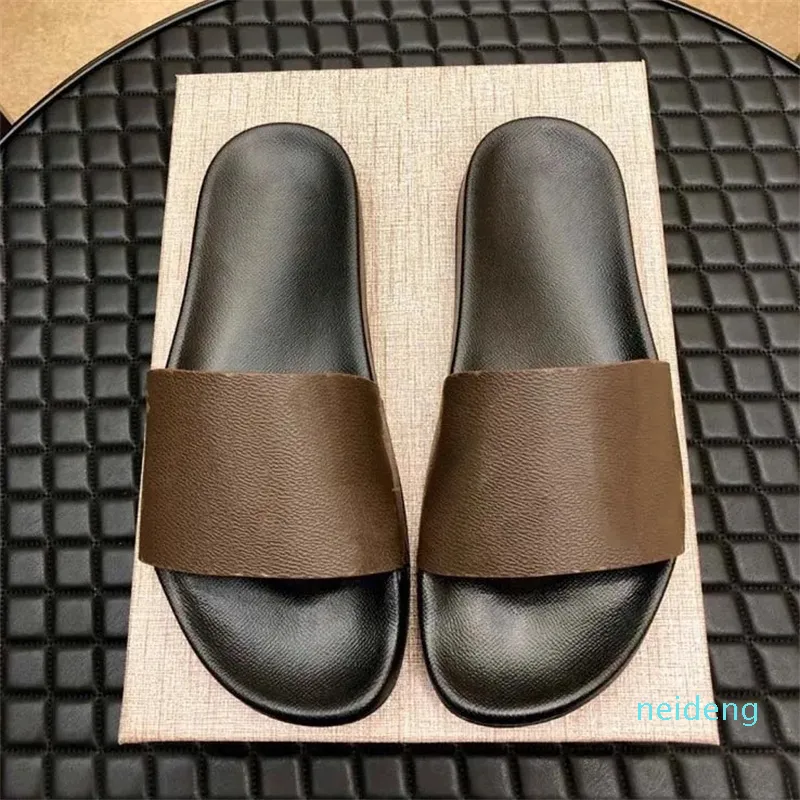Flip Flops Slippers for Men Women Genuine Leather PVC Rubber  display picture 1