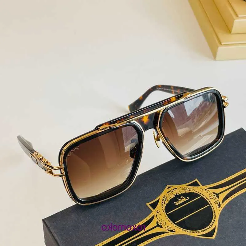 2023 Hombres Mujeres Diseñador Gafas de sol DITA GRAND LXN EVO 403 Metal Minimalista Retro Mach Collection gafas de sol Nuevo diseño Masonry Cut Edge con caja 6OJE