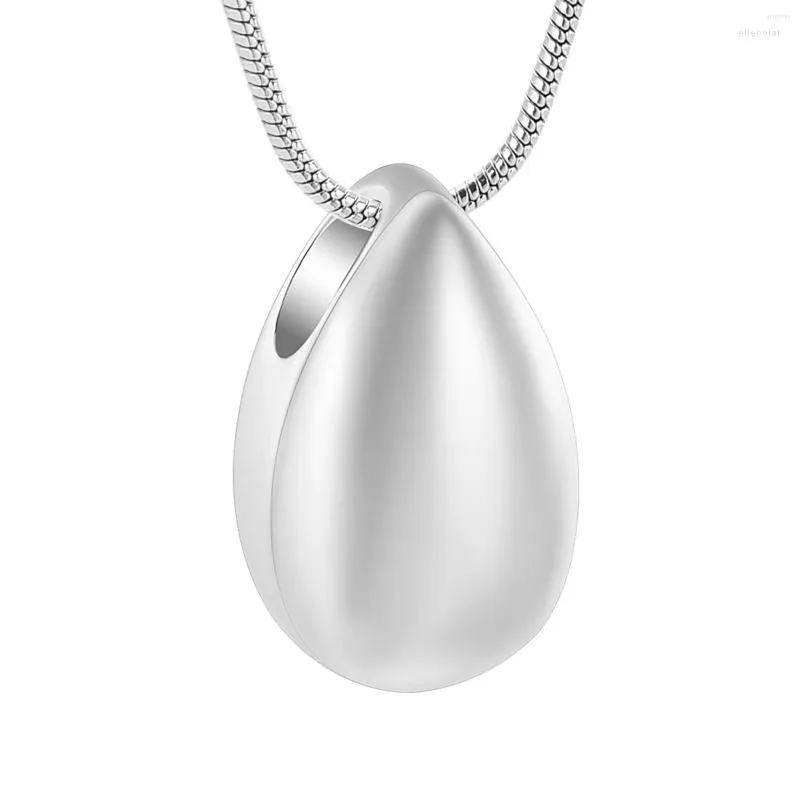 Pendant Necklaces Teardrop Urn Necklace For Ashes Holder Cremation Jewelry Women Men Pet Memorial