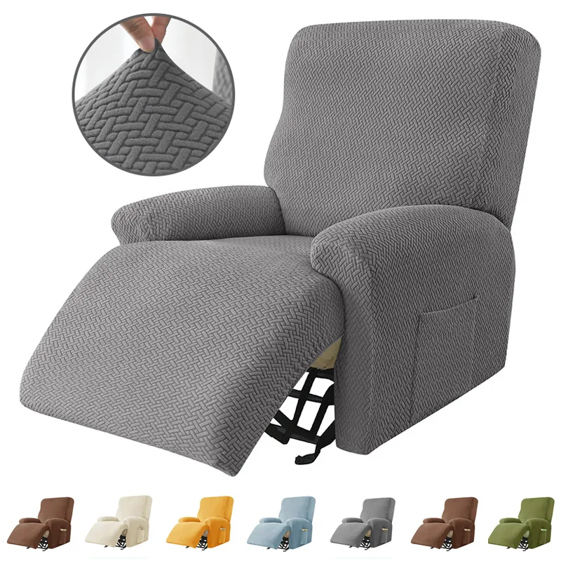 Housses de chaise Housse de canapé inclinable Housse de fauteuil Housse de canapé Anti-poussière Anti-dérapant Lazy Boy Housse de chaise Couleur unie Housse de siège universelle 1 pièce 230627