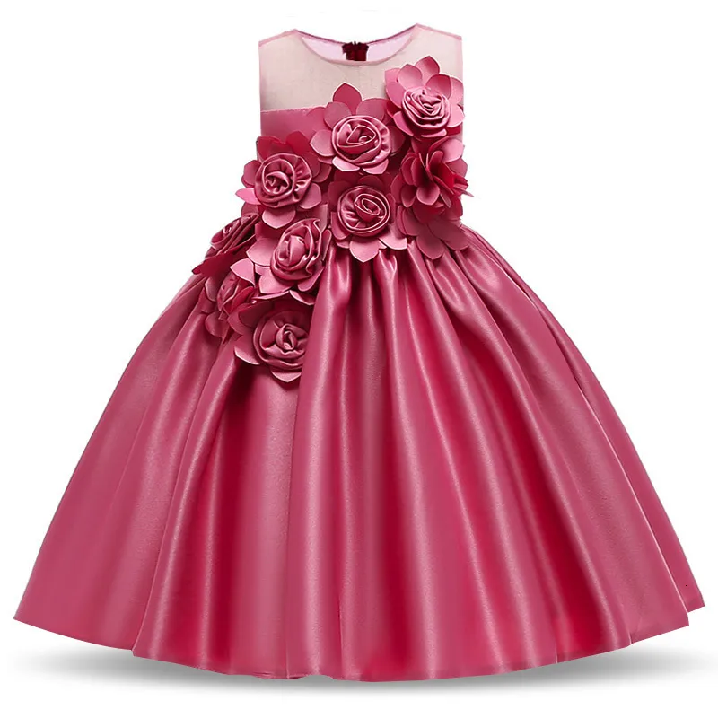 Elegant Summer Girls Party Dresses For Baby Girls Princess Style
