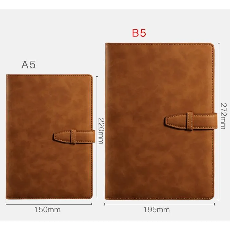 Cuadernos ruize creative office cuero cuaderno b5 agenda de planificador diario 2023 cuaderno de tapa dura A5 Notepad de negocios Notepad Portada