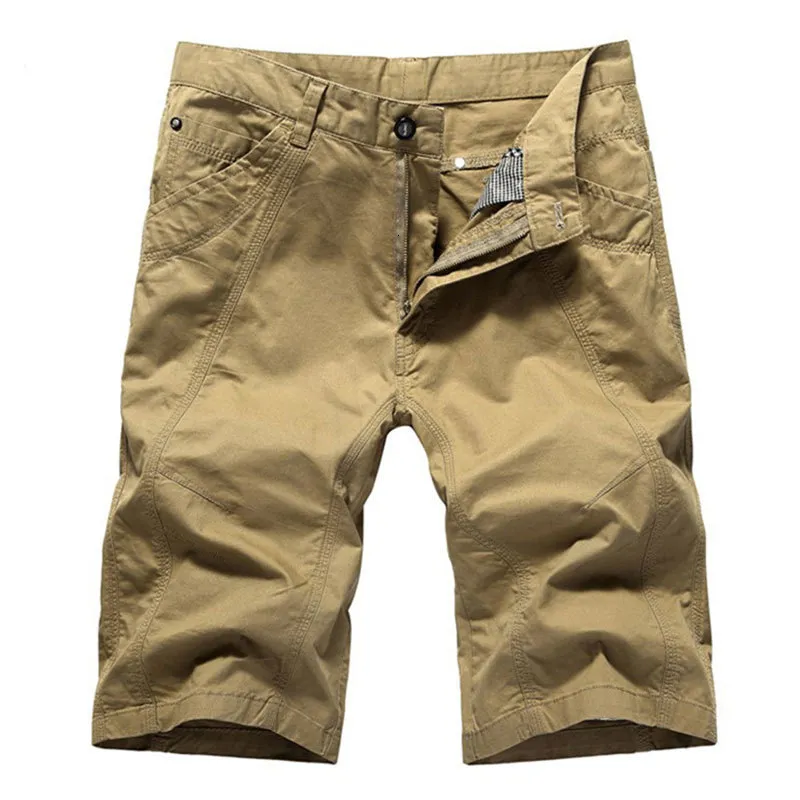 Heren shorts Summer Cargo Men Casual katoen korte broek leger leger broek zakken bermuda masculina 2944 230627