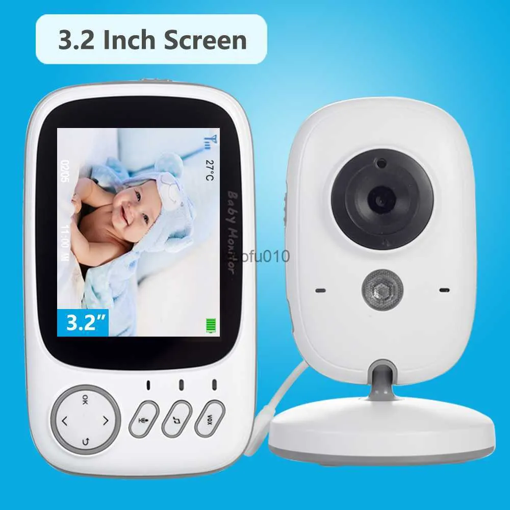 2.4G Draadloze Video Babyfoon met 3.2 Inch LCD 2 Weg Audio Talk Nachtzicht Surveillance Bewakingscamera Babysitter VB603 L230619