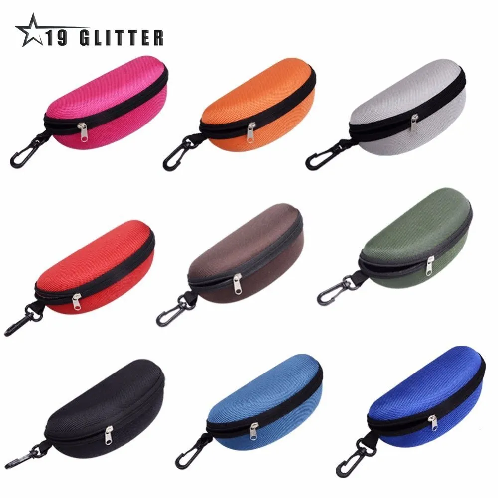 Eyeglasses Accessories 11 Colors Sunglasses Reading Glasses Carry Bag Hard Zipper Box Travel Pack Pouch Case 230628