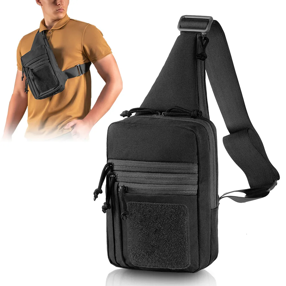 Sac tactique poitrine plate-forme molle pistolet avant poche Sac tactique poitrine plate-forme molle pistolet avant poche