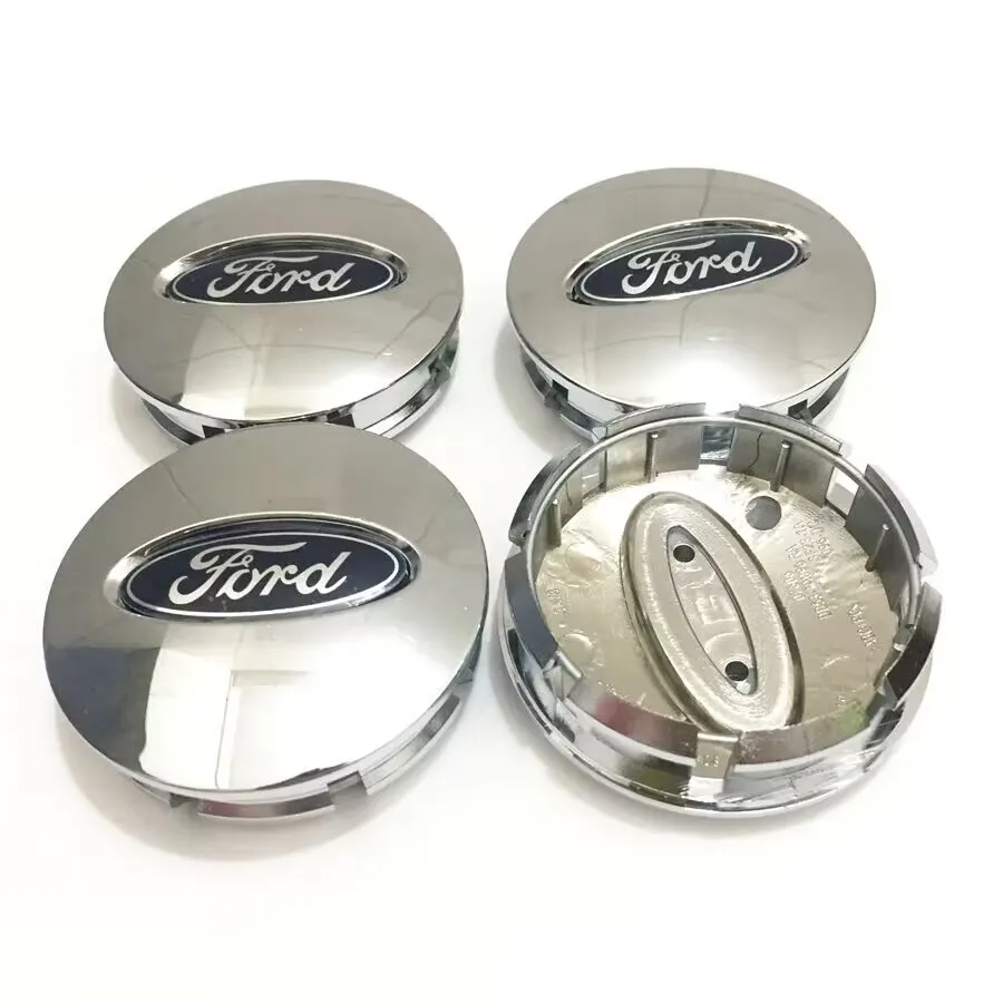 4 TEILE/LOS Auto Rad Center Hub Cap Für Ford Rad Abdeckung 65MM ABS Auto Styling Aufkleber Abzeichen Center Abdeckungen staubdicht