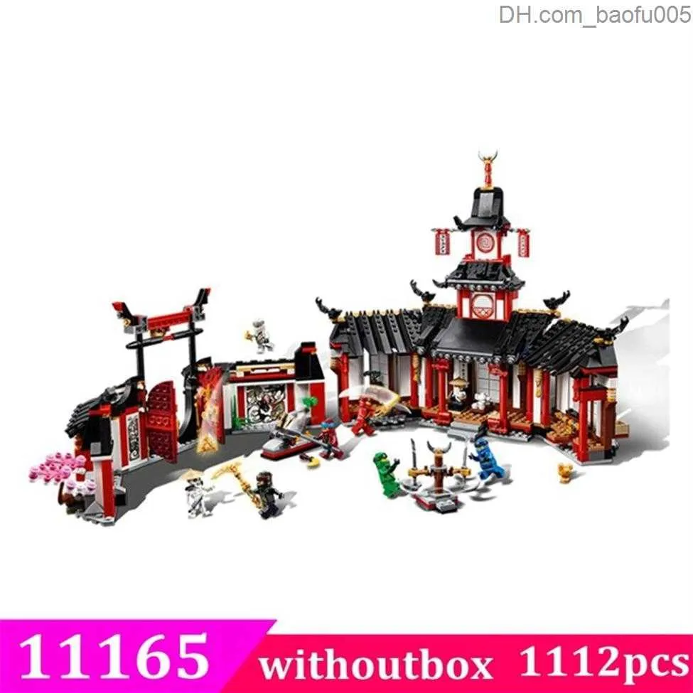 Blocchi Nuovo 11165 Ninja Monastero di Spinjtzu Compatibile Ninjagoes Building Blocks Mattoni Giocattoli per bambini Regali di Natale Z230629