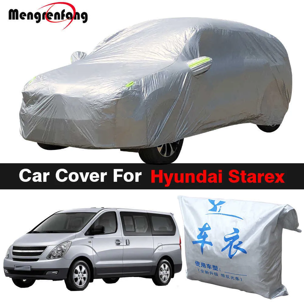 Deckt Auto MPV Outdoor AntiUV Sonnenschutz Regen Schnee Staub Schutz Abdeckung Für Hyundai Starex H1 H300 Huiyi i800HKD230628