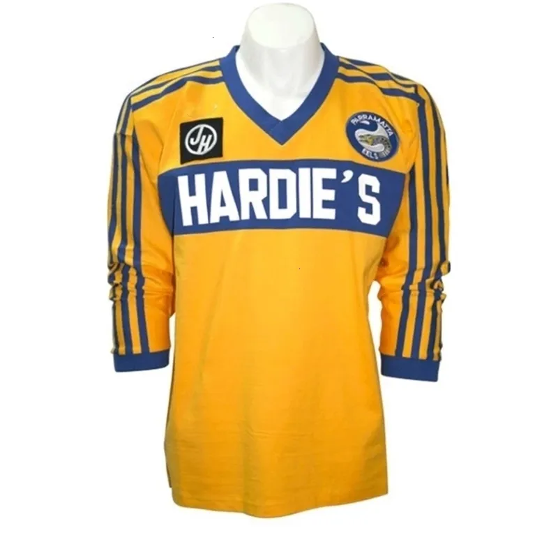 Autres articles de sport Parramatta Eels 1981 Maillot de sport rétro rugby pour homme S-5XL 230627