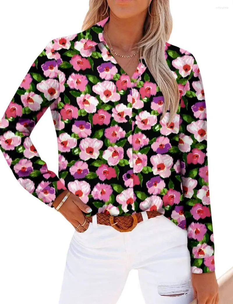 Fashion Flower Print Ladies Shirts @ Best Price Online