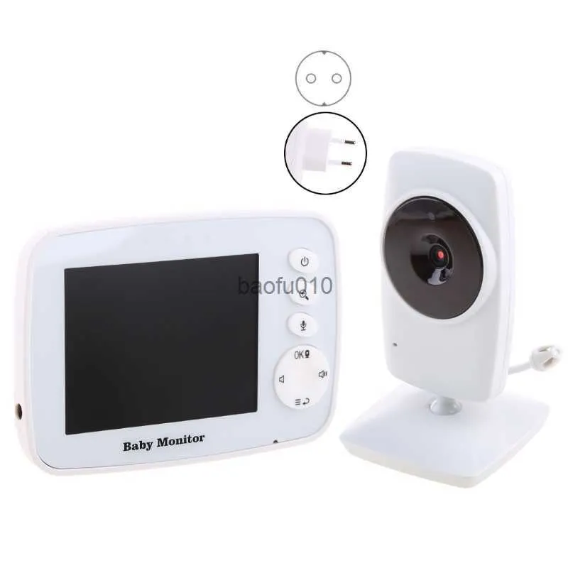 HelloBaby Monitor Large LCD Two Way Audio Video Baby Monitor With