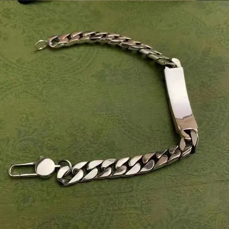 Bracelet de créateur de luxe de haute qualité, cadeau de charme, chaîne cubaine neutre Hip Hop, Bracelet personnalisé Hip Hop, manchette en acier inoxydable, bijoux d'amant de date