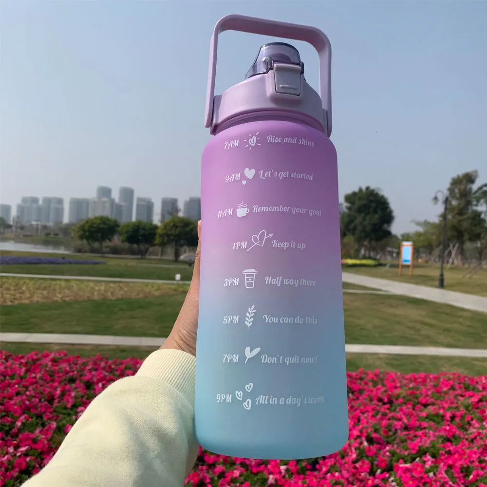 FORWEWAY 1,5 Liter BPA-Frei Wasserflasche Auslaufsicher