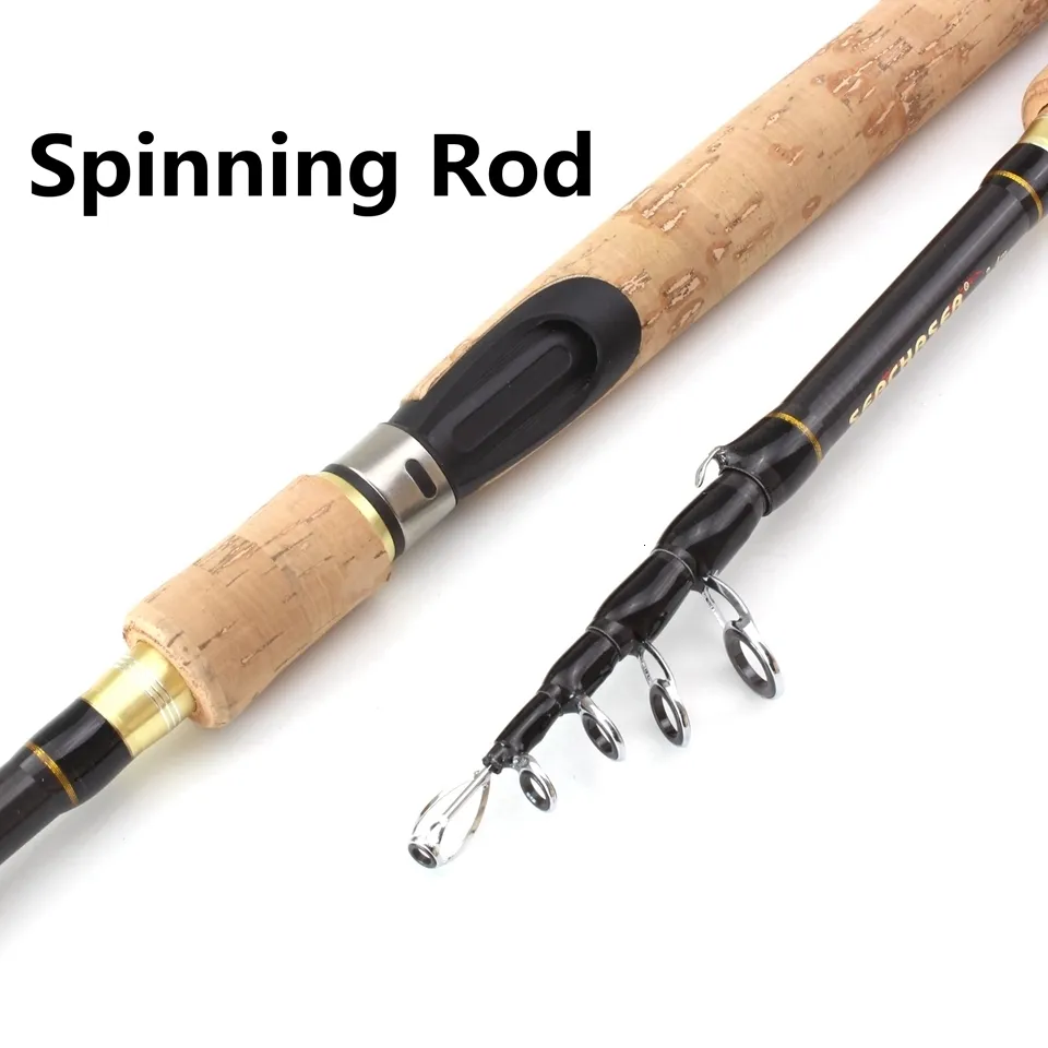 Hard Telescopic Spinning Unbreakable Fishing Rod With Carbon Fiber Travel  Pole And Wooden Handle Available In 1.8m, 2.1m 2.7m Lengths M Power Limited  Time Promotion From Lian09, $8.35