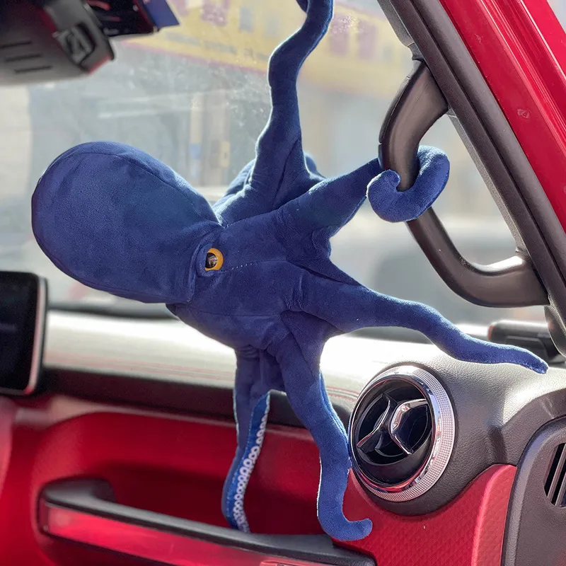 Octopus Crochet Car Rear View Mirror Hanging Rearview Mirror Charm Decor, Shop Limited-time Deals