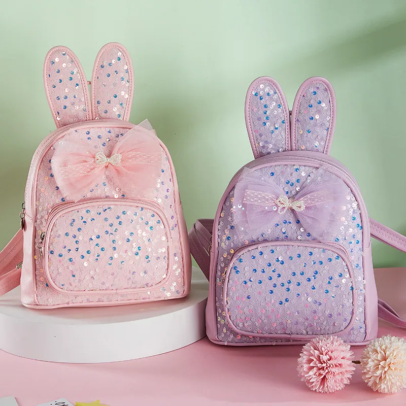 DHgate.com:Rabbit Ear Kids Backpack | Small Cute Bookbag for