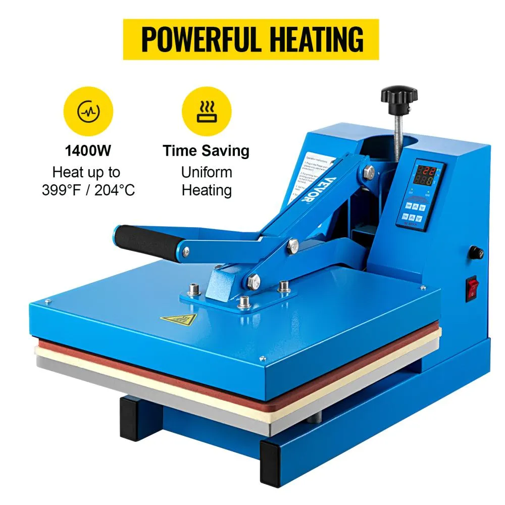 heat press, sublimation machine, 15x15 inch