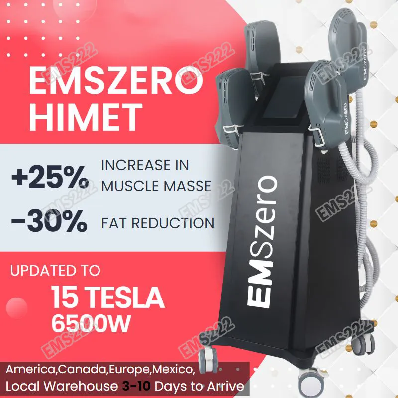 Estimulador muscular electromagnético Nova 15Tesla 6500W, alta potencia, alta frecuencia, HIEMT EMS, grado de salón de fitness
