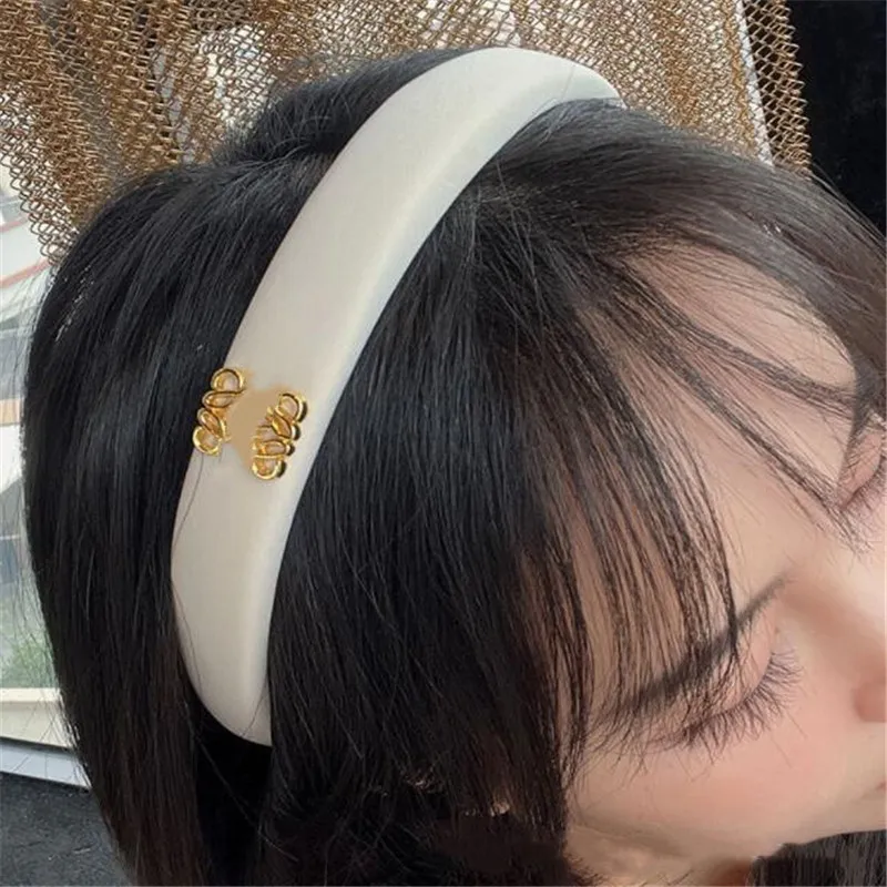 Luxury Designer Girl Hair Accessories Headbands Women Hair Bands Retro Headwraps Gifts Wide Classic Headwear