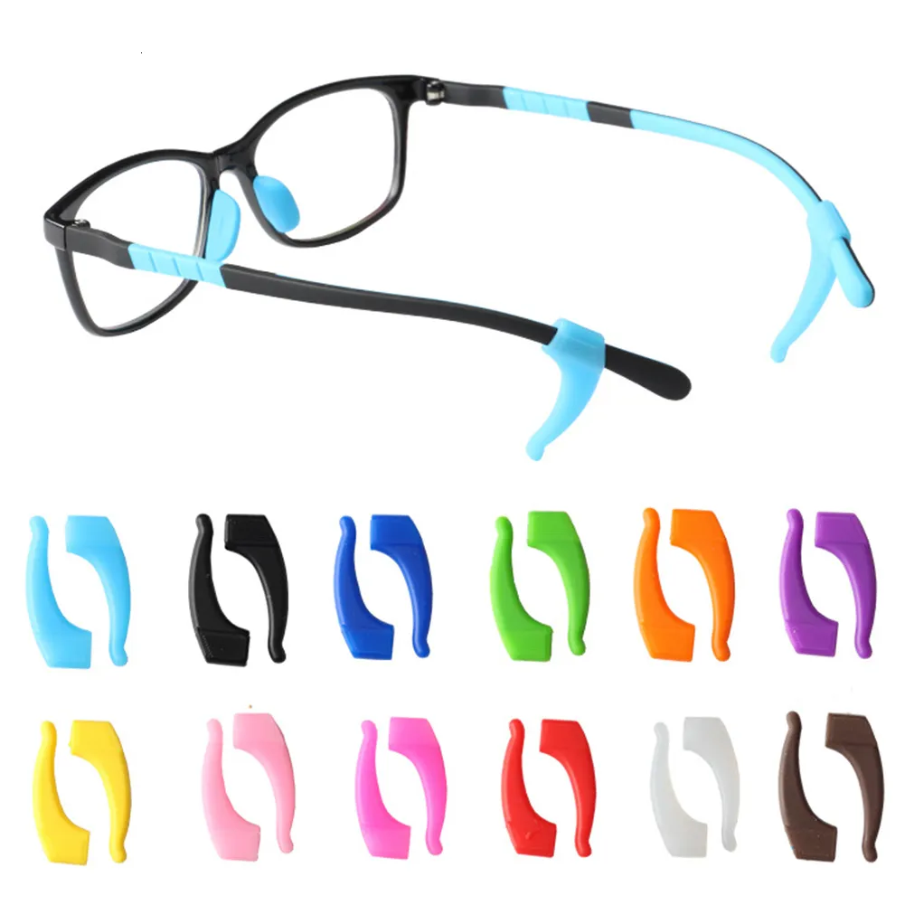 Lunettes Accessoires Mode Anti Slip Oreille Crochet Lunettes Lunettes Lunettes Silicone Grip Temple Pointe Titulaire Spectacle 230628