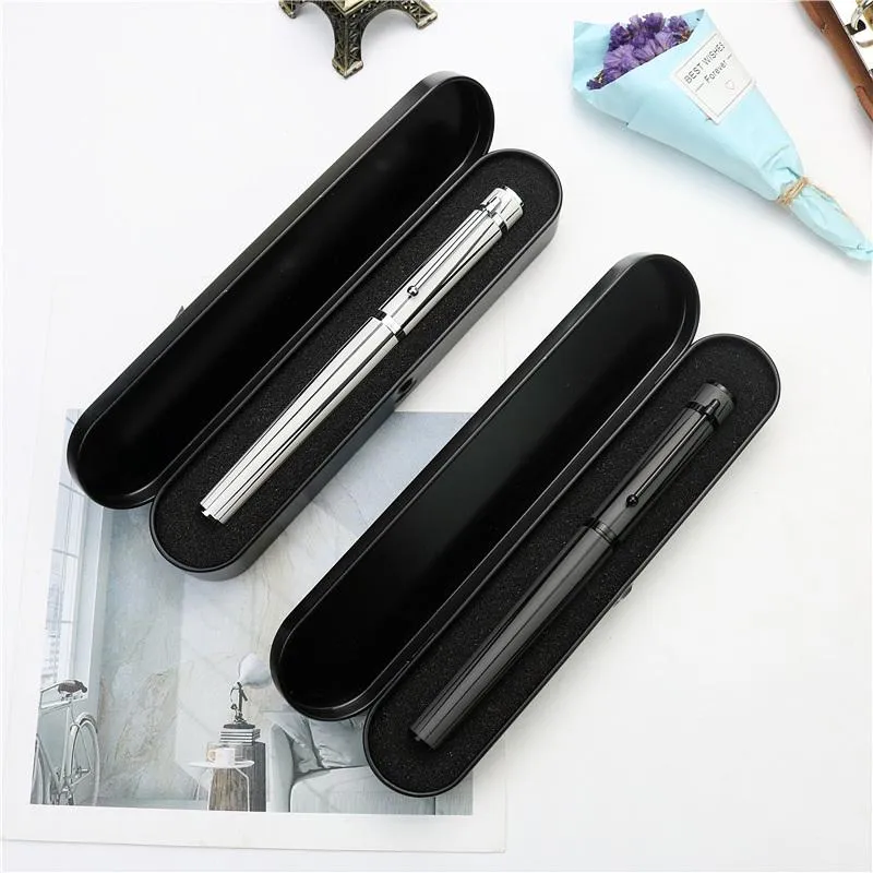 Pens grafiet zwarte fontein pen iridium luxe pen set inkt pen bevat 6 kleurcartridges eindeloze verkenningsserie
