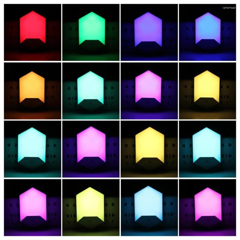 Nachtverlichting Praktische LED-lamp Laag stroomverbruik Dimbaar 16 kleuren Draadloos RGB-licht Decoratief