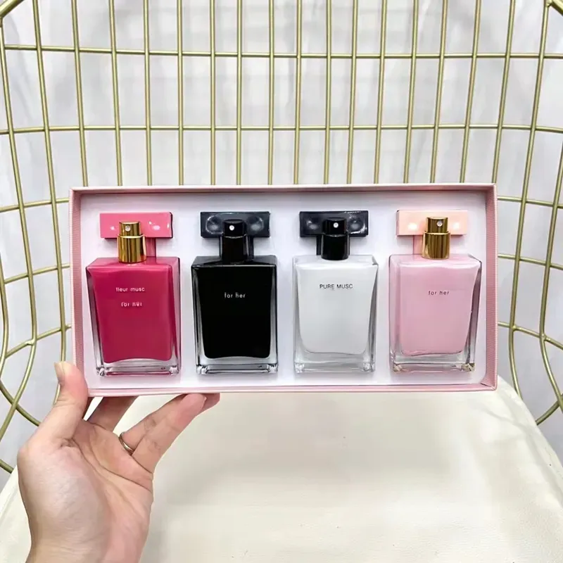 Parfum Cologne New Arrival Car Air Frifener Fer For She 4PCS 30mlセット2つのキット男性女性ニュートラル香水香料b7fd