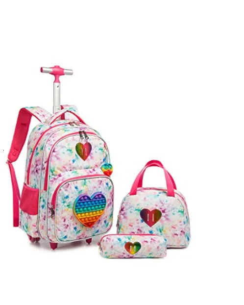 School bag with wheels price deals