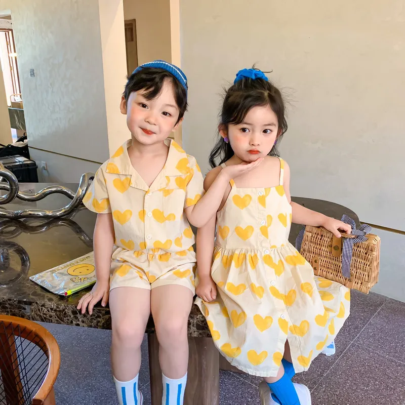 Girl sibling cheap matching outfits