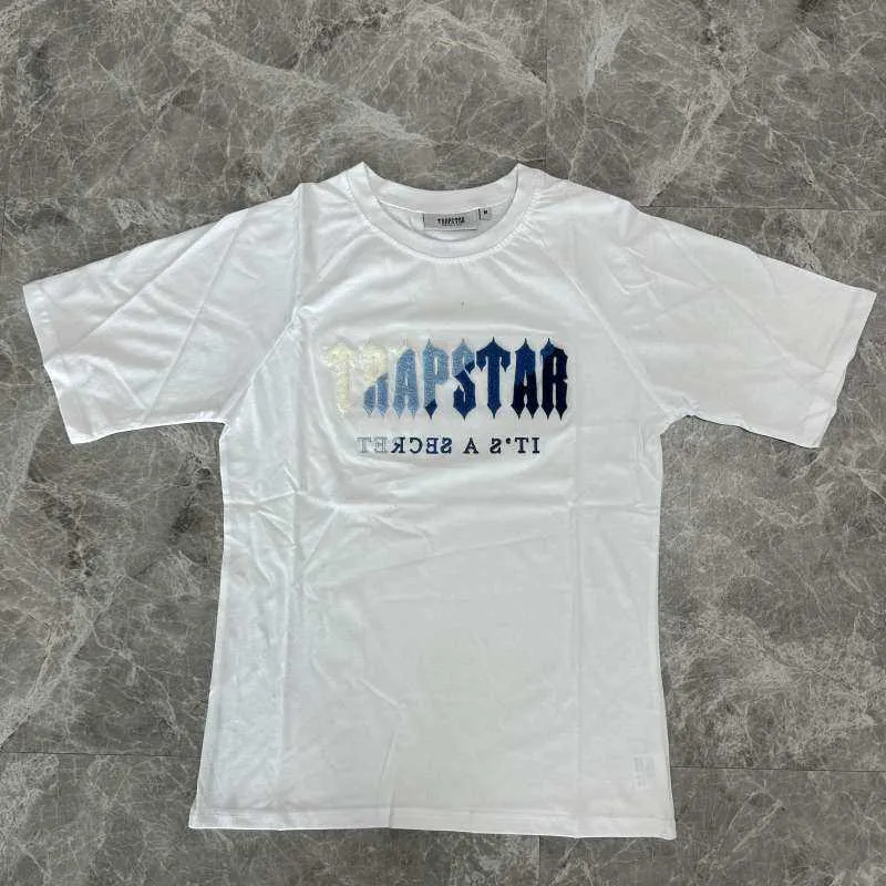 Kadın T-shirt Londra Hipster Trapstar Yüksek Kaliteli T Gömlek Hip Hop Erkek Tshirt Streetwear Kadın Üstleri Siyah Kısa Kollu Tees