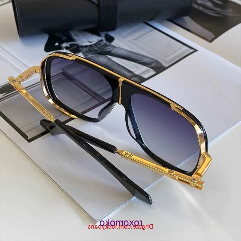 DITA ENDUVR MEN MEN DESIGNER SUNGLASSES METAL FREams One Mirror Business Style Top Quality Original Box EP00 8VJK H9BM