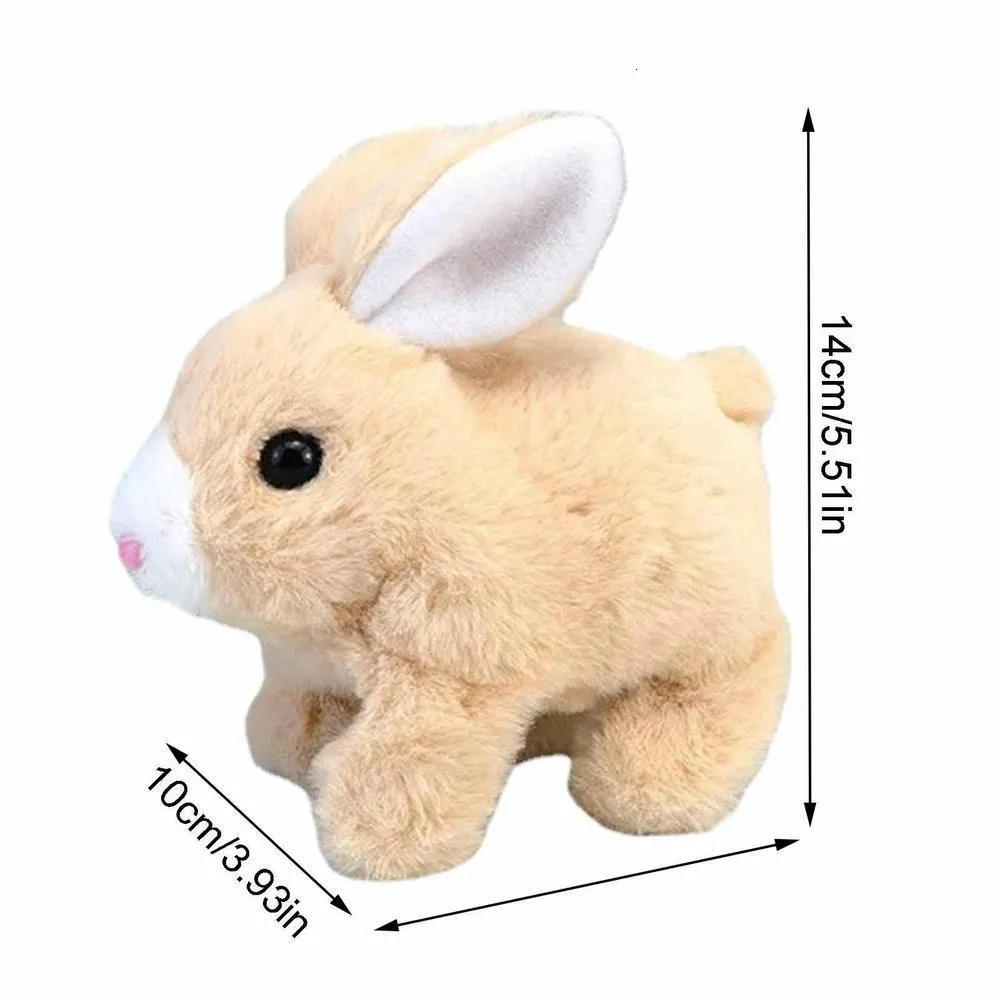 Birdeem Jouets Lapin pour Lapins, Mon Jouet Lapin Réaliste Jouet Lapin Réaliste pour Enfants Imitateur de Lapin Jouets Lapin pour Enfants Sautant Secouant et Secouant les Oreilles