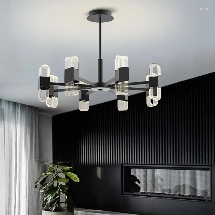 Pendant Lamps Nordic Postmodern Living Room Light Luxury Chandelier Modern Minimalist Bedroom Dining 2023 Red