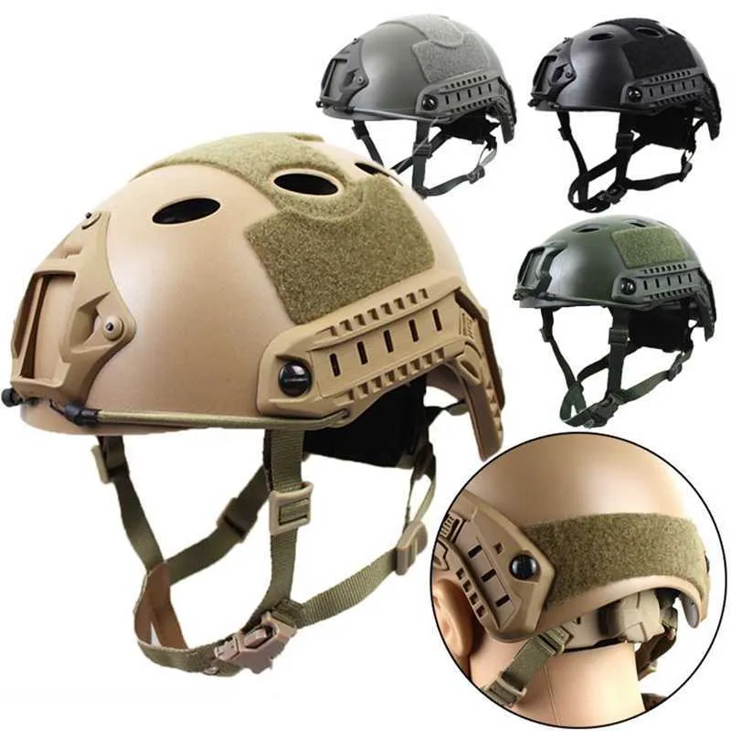 Taktiska hjälmar Taktisk hjälm Fast MH PJ Casco Airsoft Paintball Combat Helmets utomhussport Hoppande huvudskydd Gearhkd230628
