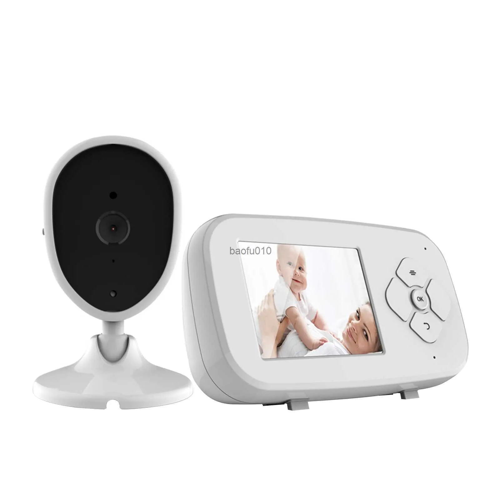 Draadloze Kleur Video Babyfoon 1080P Audio Camera Temperatuur Monitor 2 Weg Audio VOX Lullaby Nanny Bewakingscamera L230619