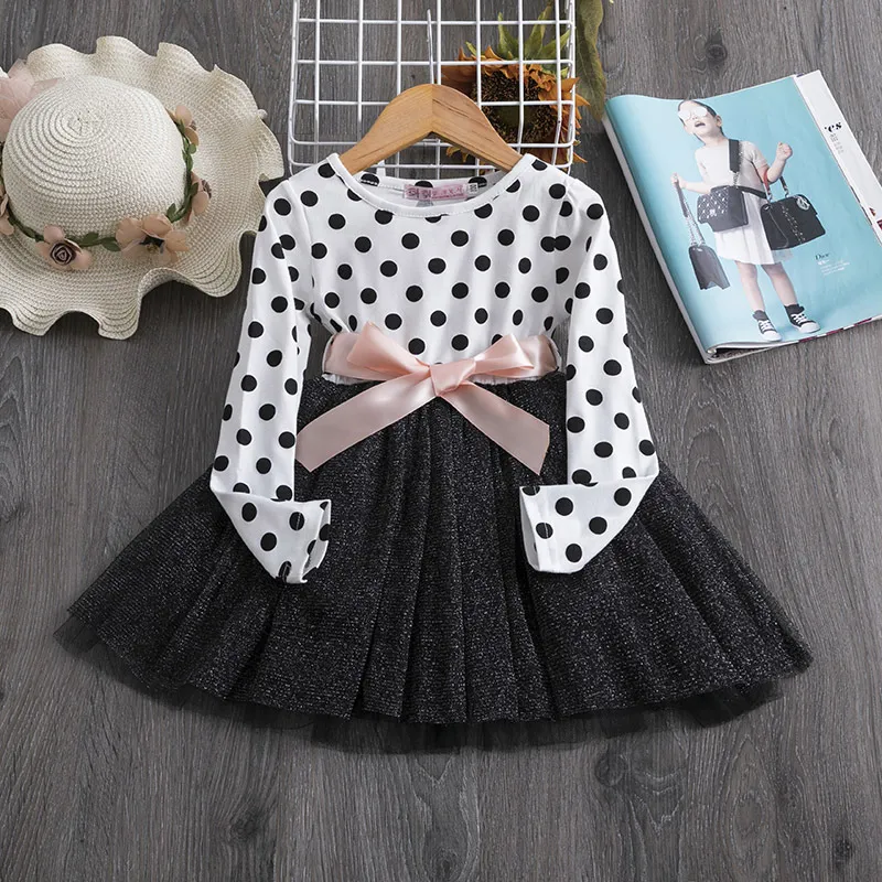 Neue Ankunft Neueste Design Baby Mädchen Kleid Frühling Herbst Kinder Kleider Casual Prinzessin Kleid Baby Mädchen Kleidung