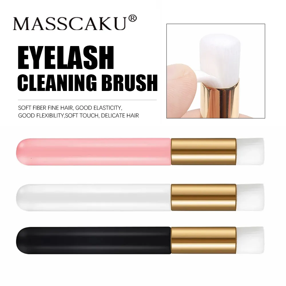 Инструменты для макияжа MASSCAKU Lash Foam Cleaner Brush Remove Blackheads Nose Wash Brushes Мягкие волосы для ресниц 230627