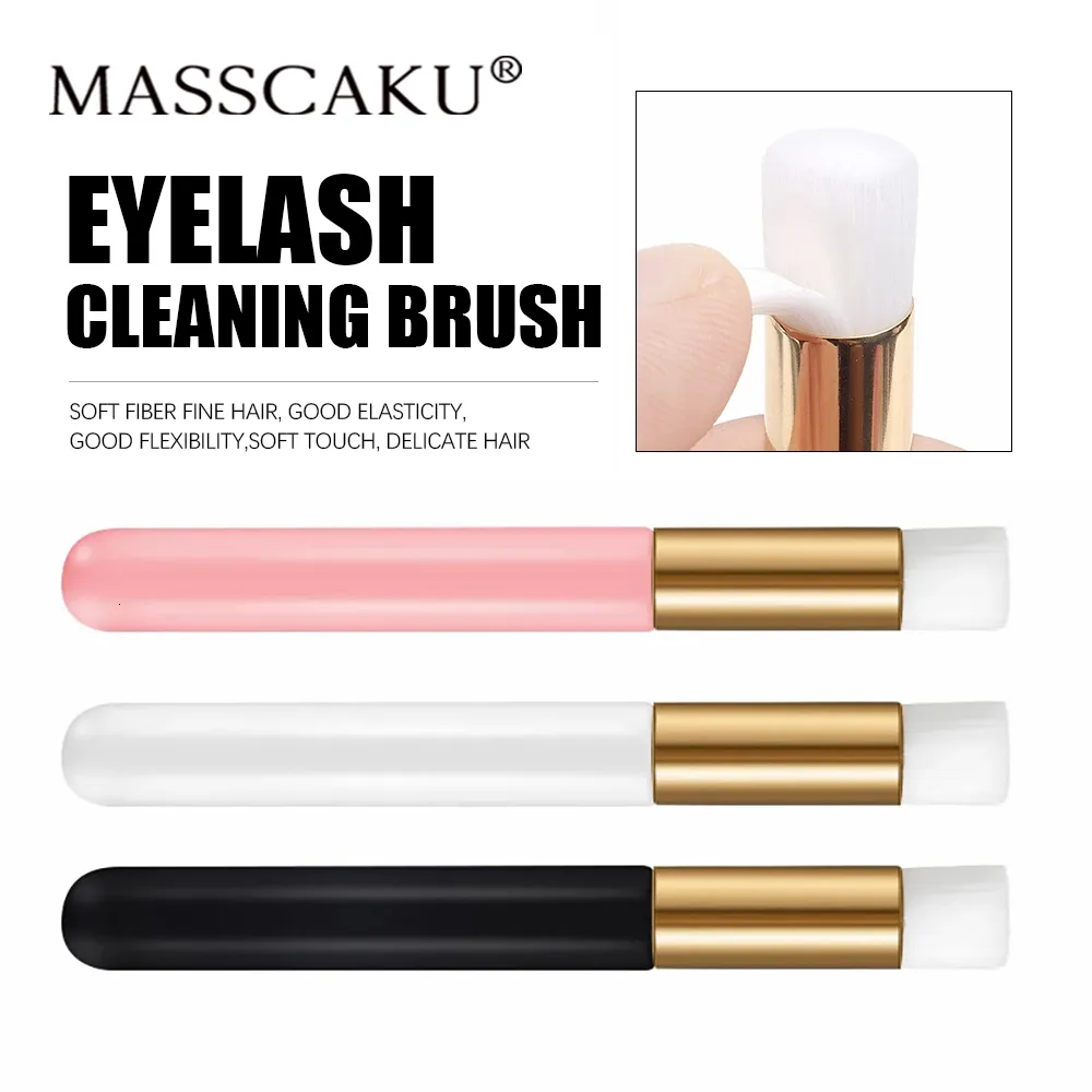 メイクアップツールMasscaku Lash Foamクリーナーブラシを取り外すノーズウォッシュブラシソフトヘアまつげ230627