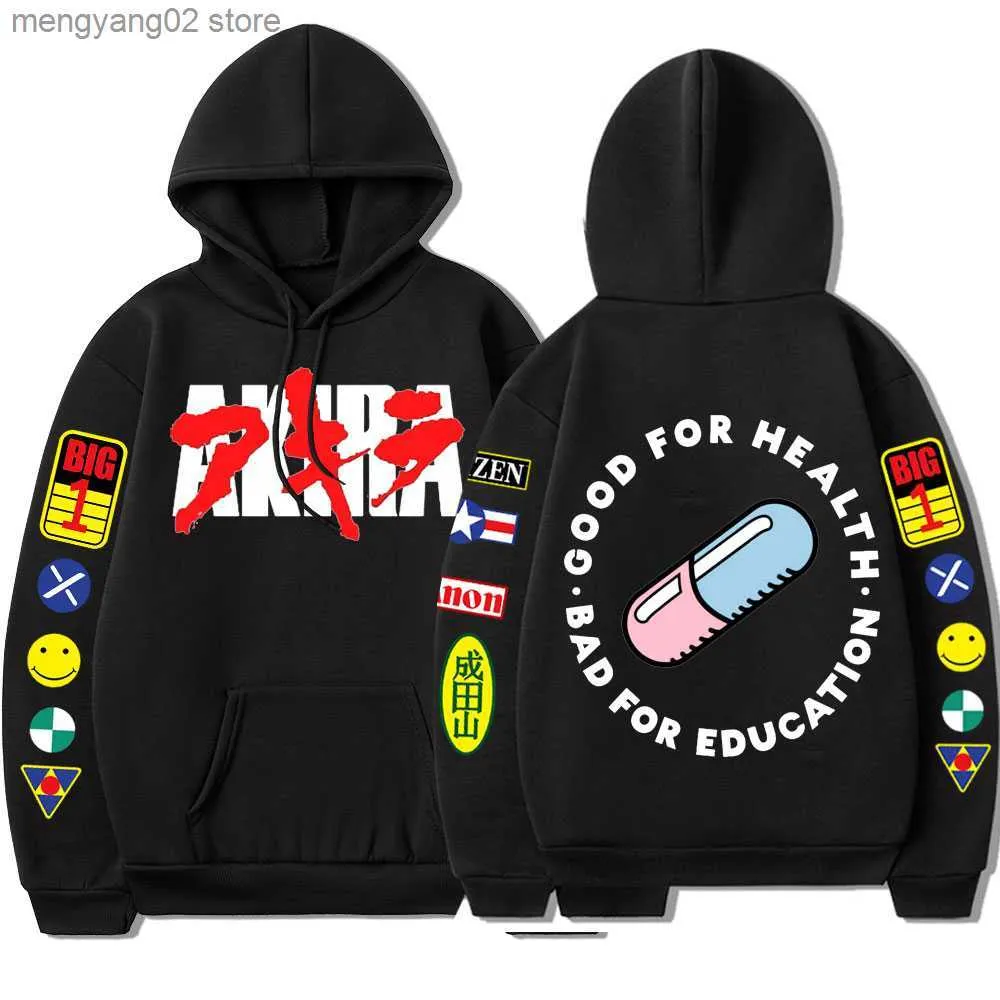 Męskie bluzy bluzy anime japońskie akira bluzy męskie manga manga Kaneeda cosplay Graphic Hoodie Streetwear unisex bluzy gotyckie ubrania T23628