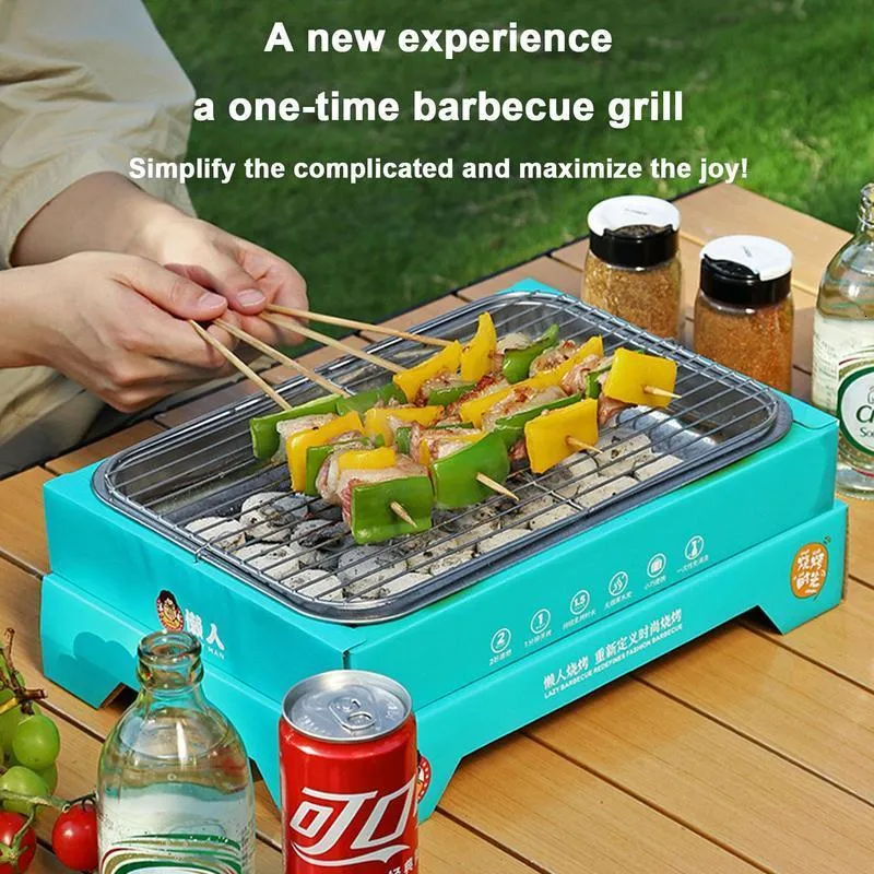Portable Charcoal Tabletop Charcoal Grill Perfect For Outdoor Barbecues And Parties Quick Start Accessories Included 230628 From Bian09 15.62 DHgate.Com