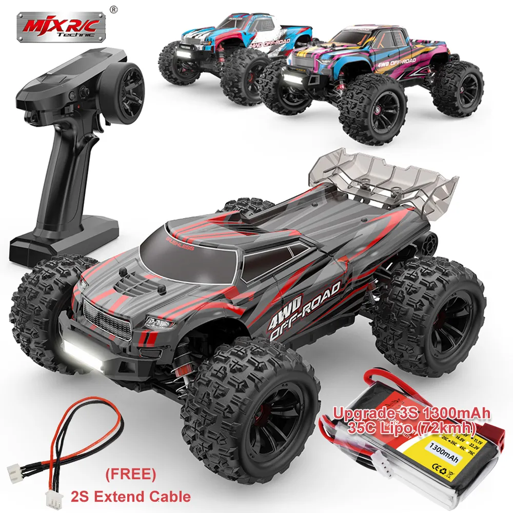 Voiture Électrique/RC MJX Hyper Go 16208 16210 Télécommande 2.4G 1/16  Brushless RC Hobby Car Vehicle 68KMH High Speed Off Road Truck 230628 Du  116,1 €