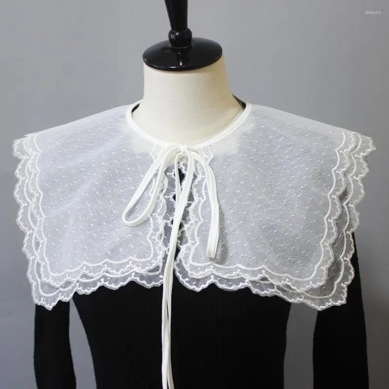 Boogbanden Koreaanse stijl shirt nep kraag sjaal voor dames blouse tops schouderwraps valse decoratieve meisjes ketting